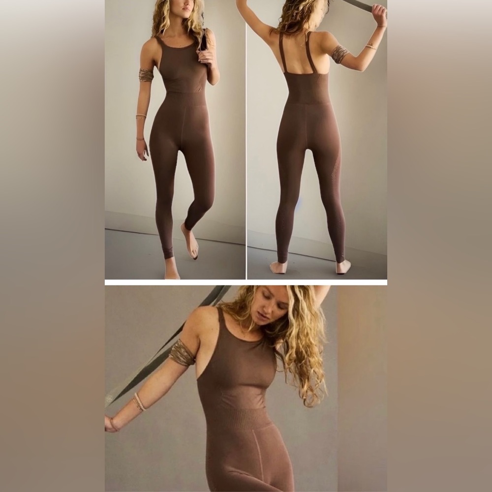NWOT: Free People Good Karma High-neck onesie